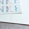 Karte Danke florale Buchstaben – Bild 4