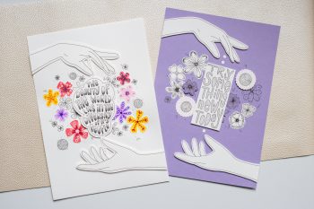 Video-Workshop „floral hands“ mit Anleitung, Vorlagen und Variationen – Bild 2