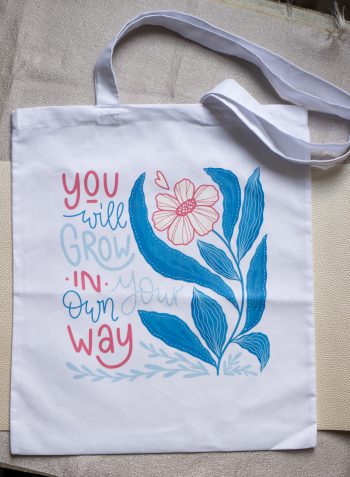 Vorbestellung: Jutebeutel „you will grow in your own way“ – Bild 4