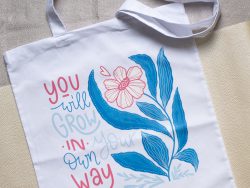 Vorbestellung: Jutebeutel „you will grow in your own way“