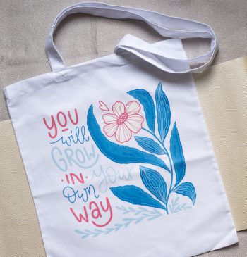 Vorbestellung: Jutebeutel „you will grow in your own way“