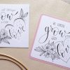 Video-Workshop „blumiges Lettering“ mit Anleitung, Vorlagen und Variationen – Bild 2