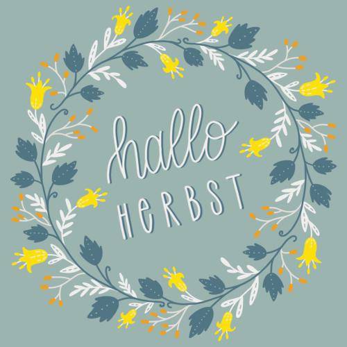 Illustration Herbstkranz